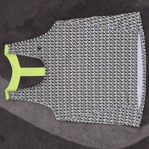 NWOT PLUS Neon RACER BACK & PATTERN Workout Tank by Y*A*S YAS!! - Picture 8 of 9